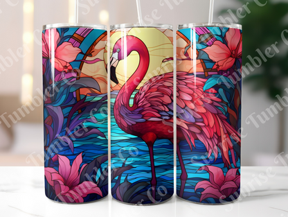 Flamingo Variety Part 2 - 20oz and 30oz Tumblers (Glow In The Dark Green And Blue Available)