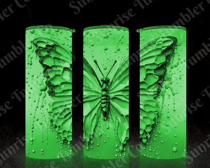 Butterflies Variety Part 4 - 20 oz and 30 oz Tumblers (Glow In The Dark Options Available)