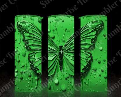 Butterflies Variety Part 4 - 20 oz and 30 oz Tumblers (Glow In The Dark Options Available)