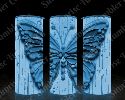 Butterflies Variety Part 4 - 20 oz and 30 oz Tumblers (Glow In The Dark Options Available)