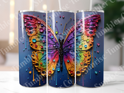 Butterflies Variety Part 4 - 20 oz and 30 oz Tumblers (Glow In The Dark Options Available)