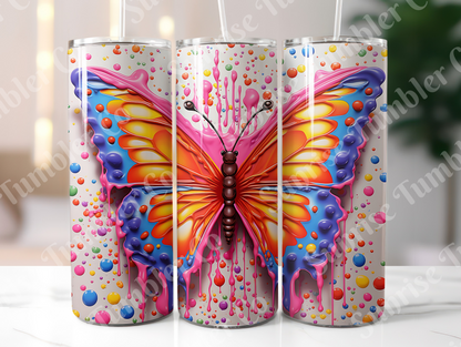 Butterflies Variety Part 4 - 20 oz and 30 oz Tumblers (Glow In The Dark Options Available)
