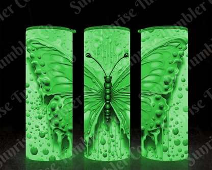 Butterflies Variety Part 4 - 20 oz and 30 oz Tumblers (Glow In The Dark Options Available)
