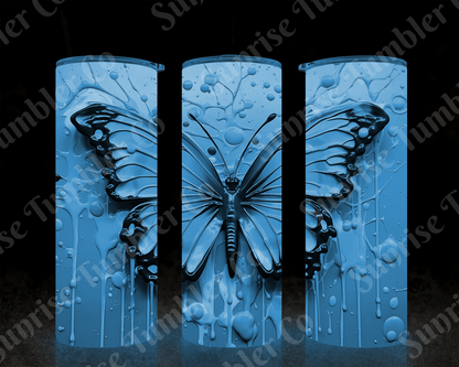 Butterflies Variety Part 4 - 20 oz and 30 oz Tumblers (Glow In The Dark Options Available)