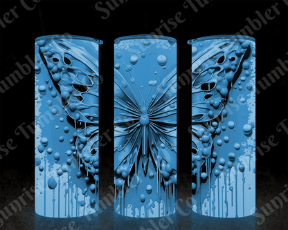 Butterflies Variety Part 4 - 20 oz and 30 oz Tumblers (Glow In The Dark Options Available)