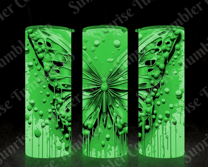 Butterflies Variety Part 4 - 20 oz and 30 oz Tumblers (Glow In The Dark Options Available)