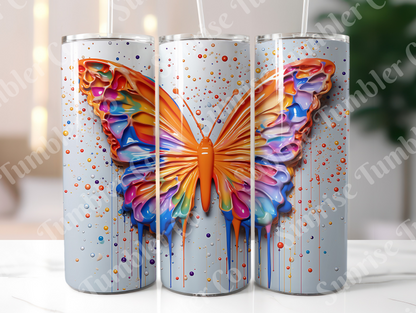 Butterflies Variety Part 4 - 20 oz and 30 oz Tumblers (Glow In The Dark Options Available)