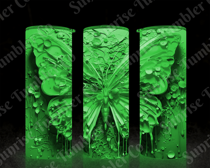 Butterflies Variety Part 4 - 20 oz and 30 oz Tumblers (Glow In The Dark Options Available)