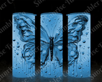 Butterflies Variety Part 4 - 20 oz and 30 oz Tumblers (Glow In The Dark Options Available)