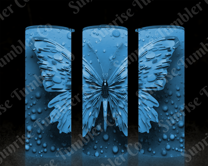 Butterflies Variety Part 4 - 20 oz and 30 oz Tumblers (Glow In The Dark Options Available)