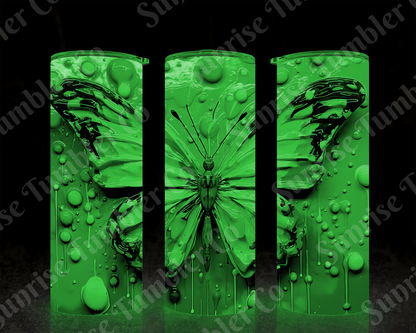 Butterflies Variety Part 4 - 20 oz and 30 oz Tumblers (Glow In The Dark Options Available)