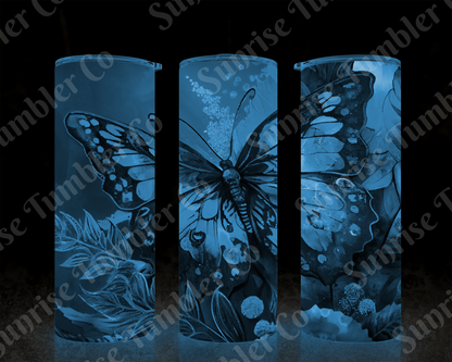 Butterflies Variety Part 2 - 20 oz and 30 oz Tumblers (Glow In The Dark Available)