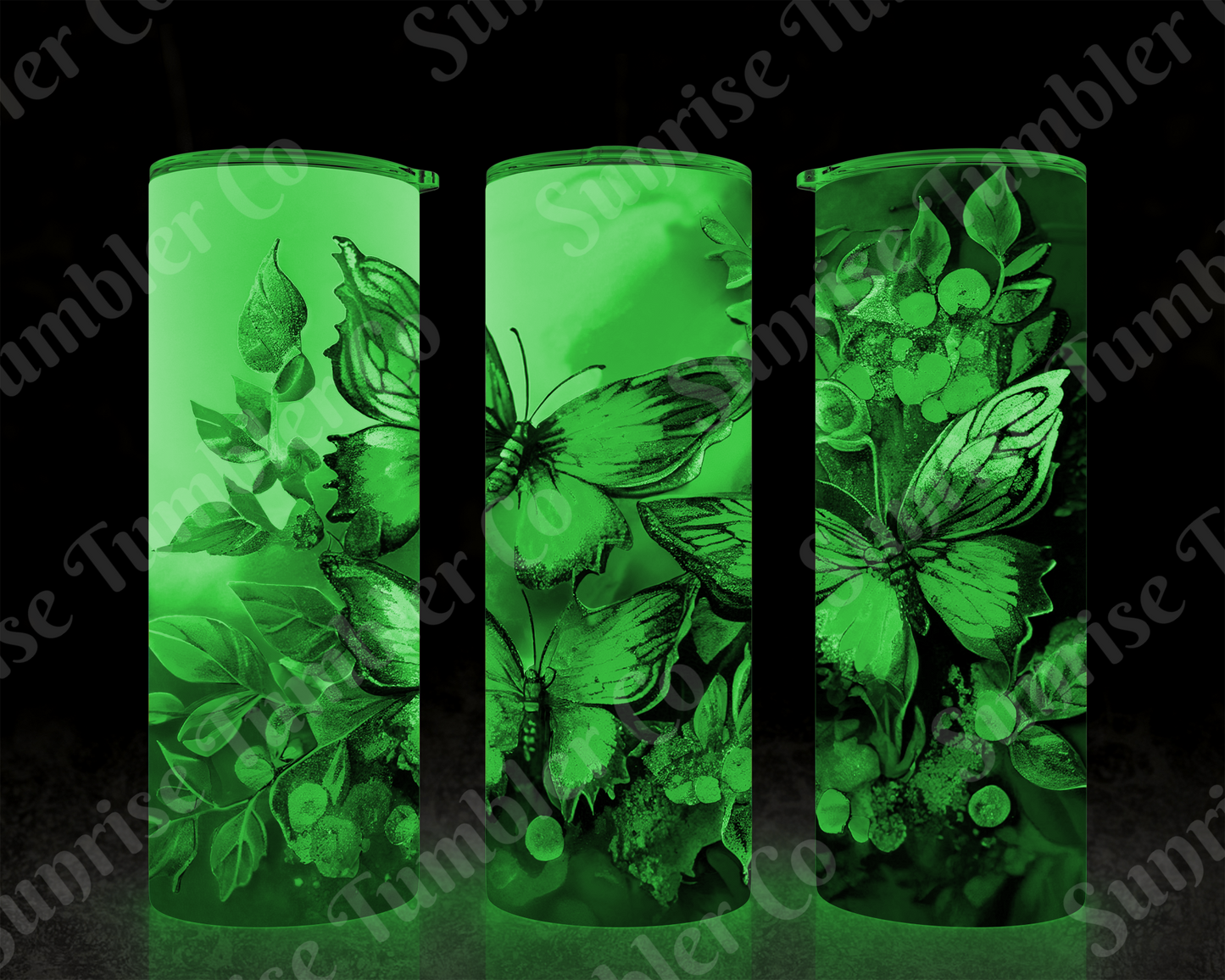 Butterflies Variety Part 2 - 20 oz and 30 oz Tumblers (Glow In The Dark Available)