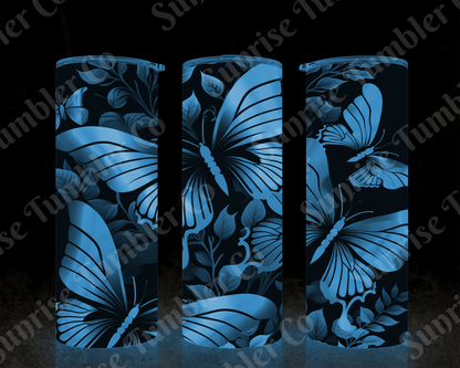 Butterflies Variety Part 2 - 20 oz and 30 oz Tumblers (Glow In The Dark Available)