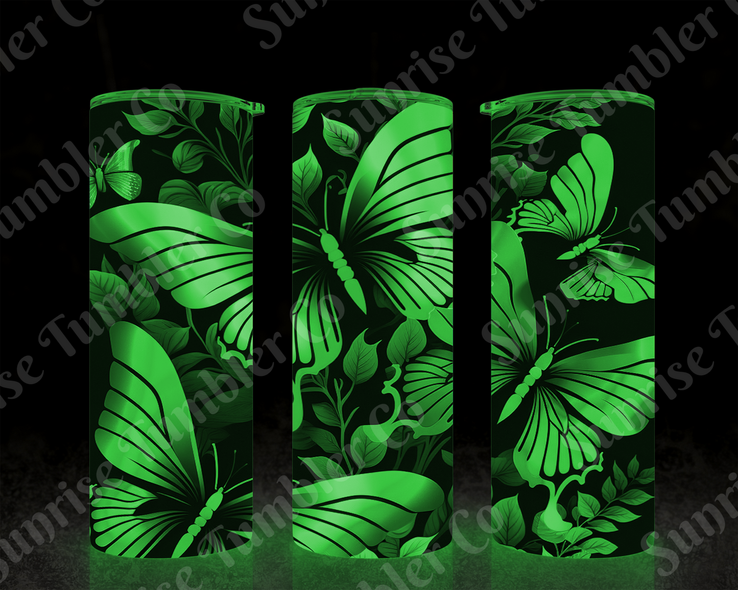 Butterflies Variety Part 2 - 20 oz and 30 oz Tumblers (Glow In The Dark Available)