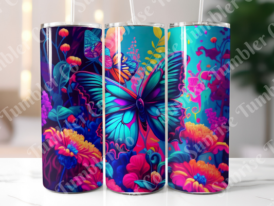 Butterflies Variety Part 2 - 20 oz and 30 oz Tumblers (Glow In The Dark Available)