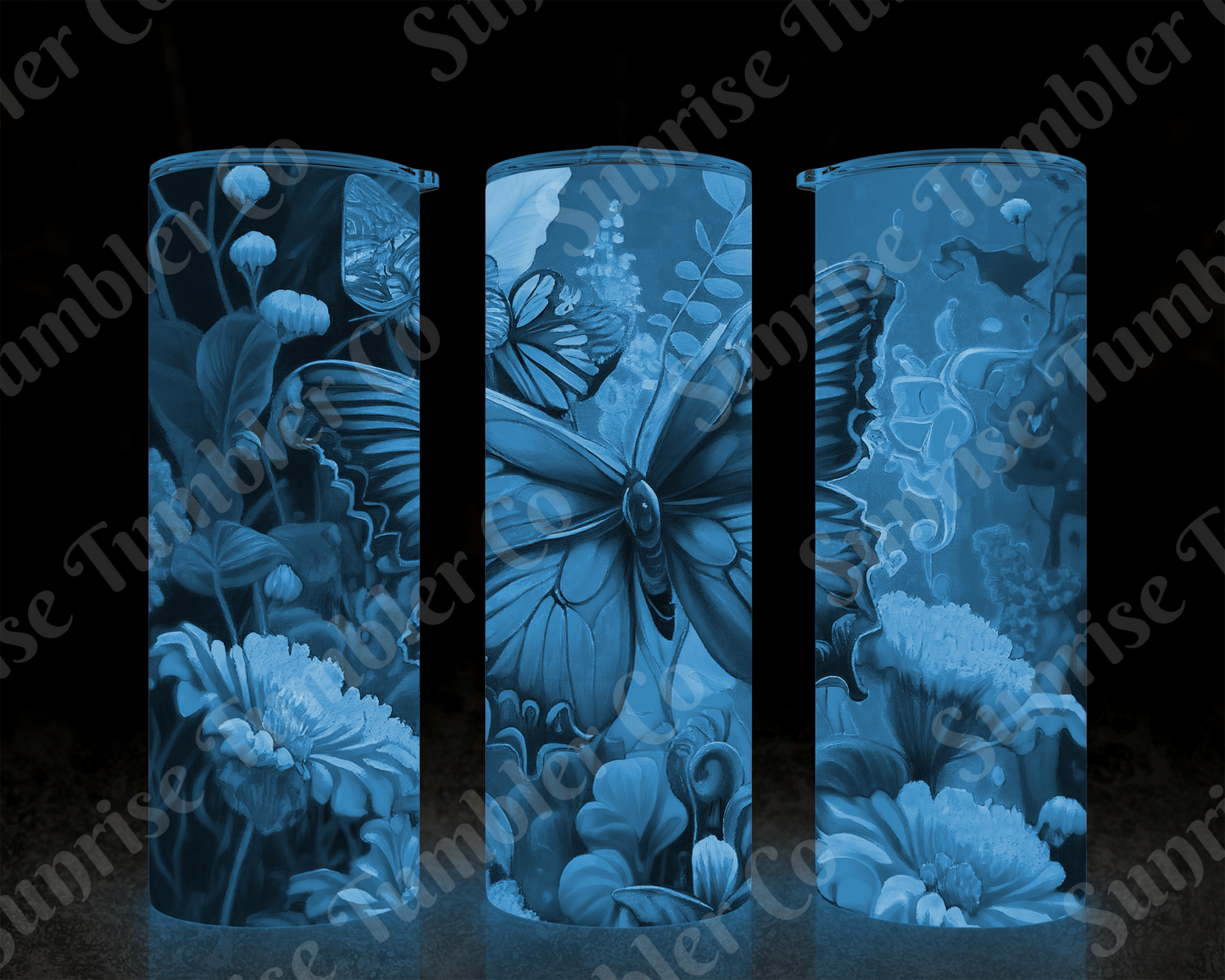 Butterflies Variety Part 2 - 20 oz and 30 oz Tumblers (Glow In The Dark Available)