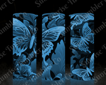Butterflies Variety Part 2 - 20 oz and 30 oz Tumblers (Glow In The Dark Available)