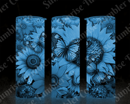 Butterflies Variety Part 2 - 20 oz and 30 oz Tumblers (Glow In The Dark Available)