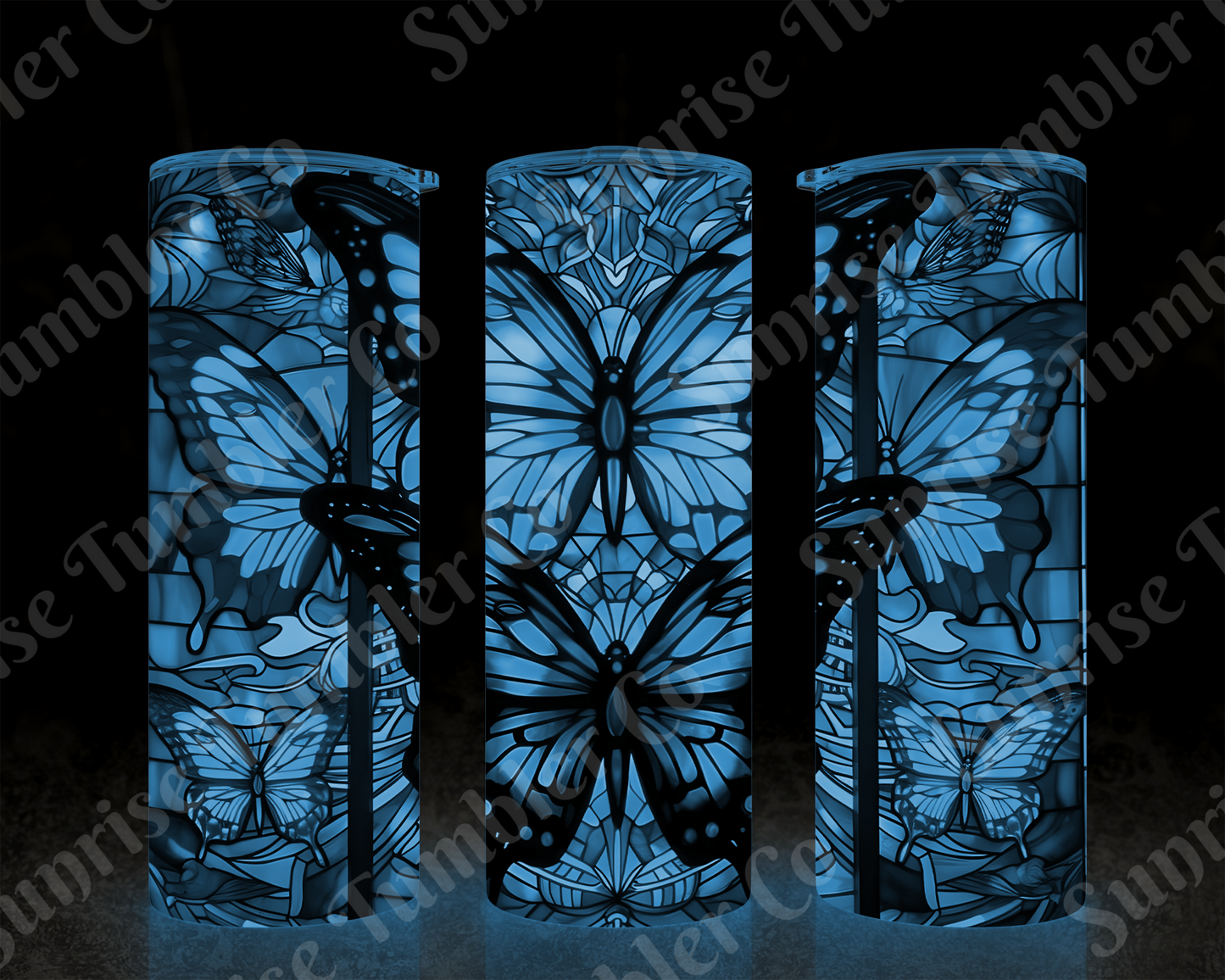 Butterflies Variety Part 2 - 20 oz and 30 oz Tumblers (Glow In The Dark Available)