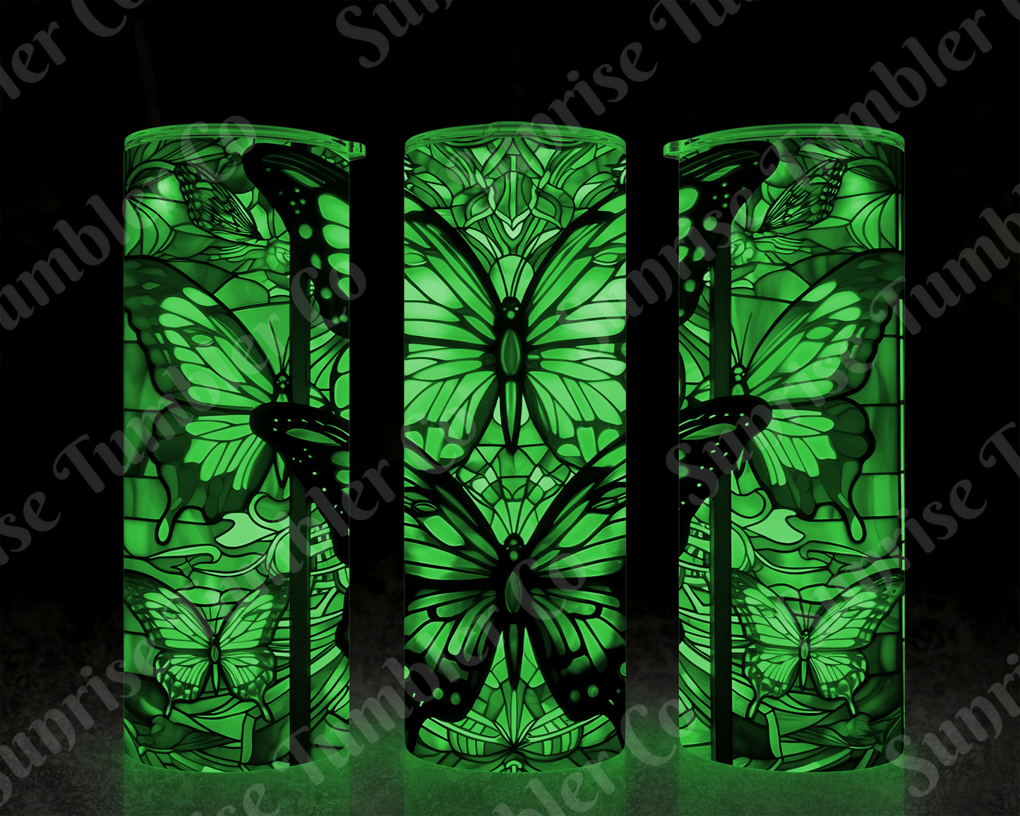 Butterflies Variety Part 2 - 20 oz and 30 oz Tumblers (Glow In The Dark Available)