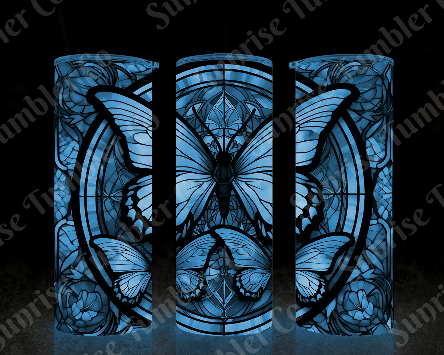 Butterflies Variety Part 2 - 20 oz and 30 oz Tumblers (Glow In The Dark Available)