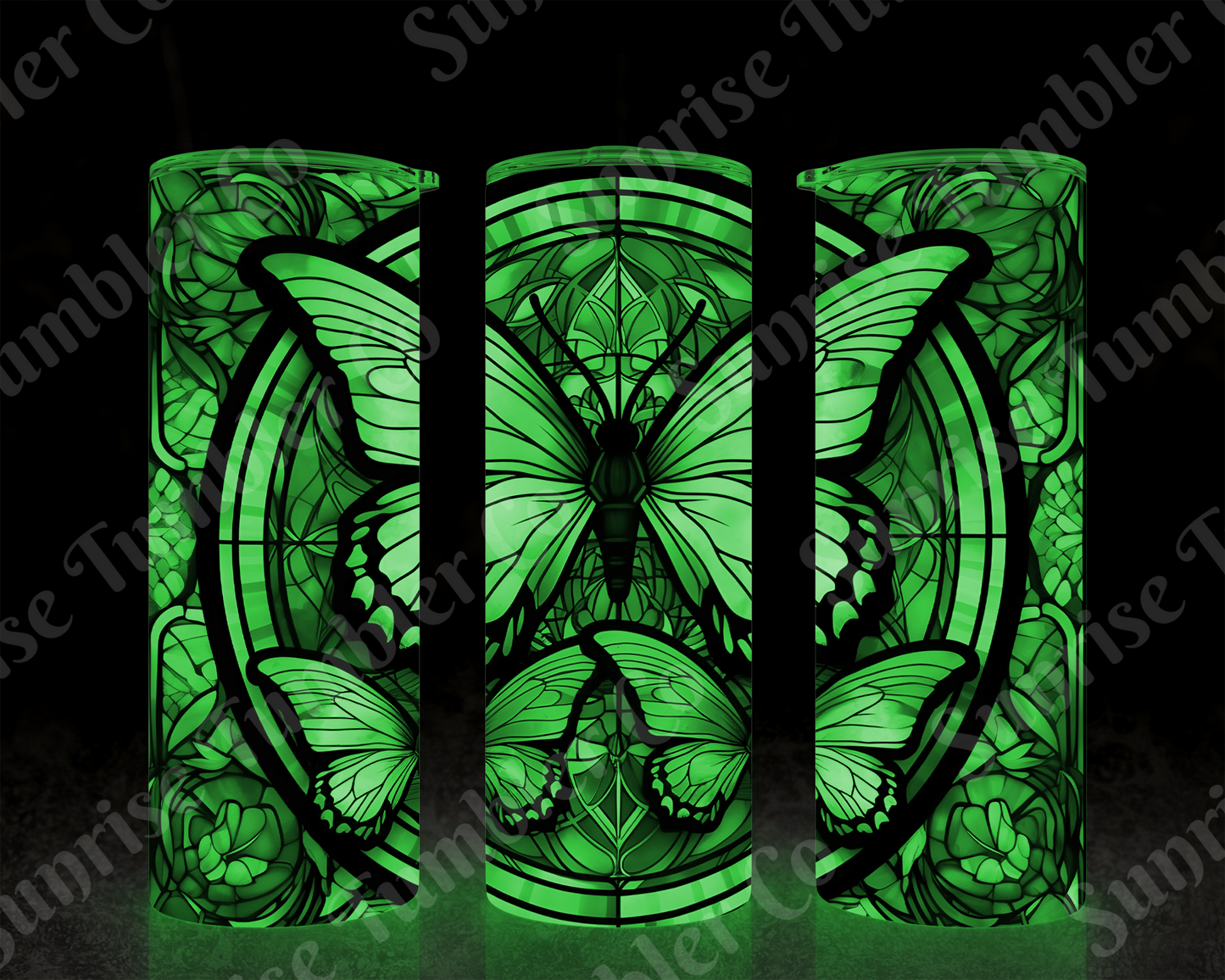 Butterflies Variety Part 2 - 20 oz and 30 oz Tumblers (Glow In The Dark Available)