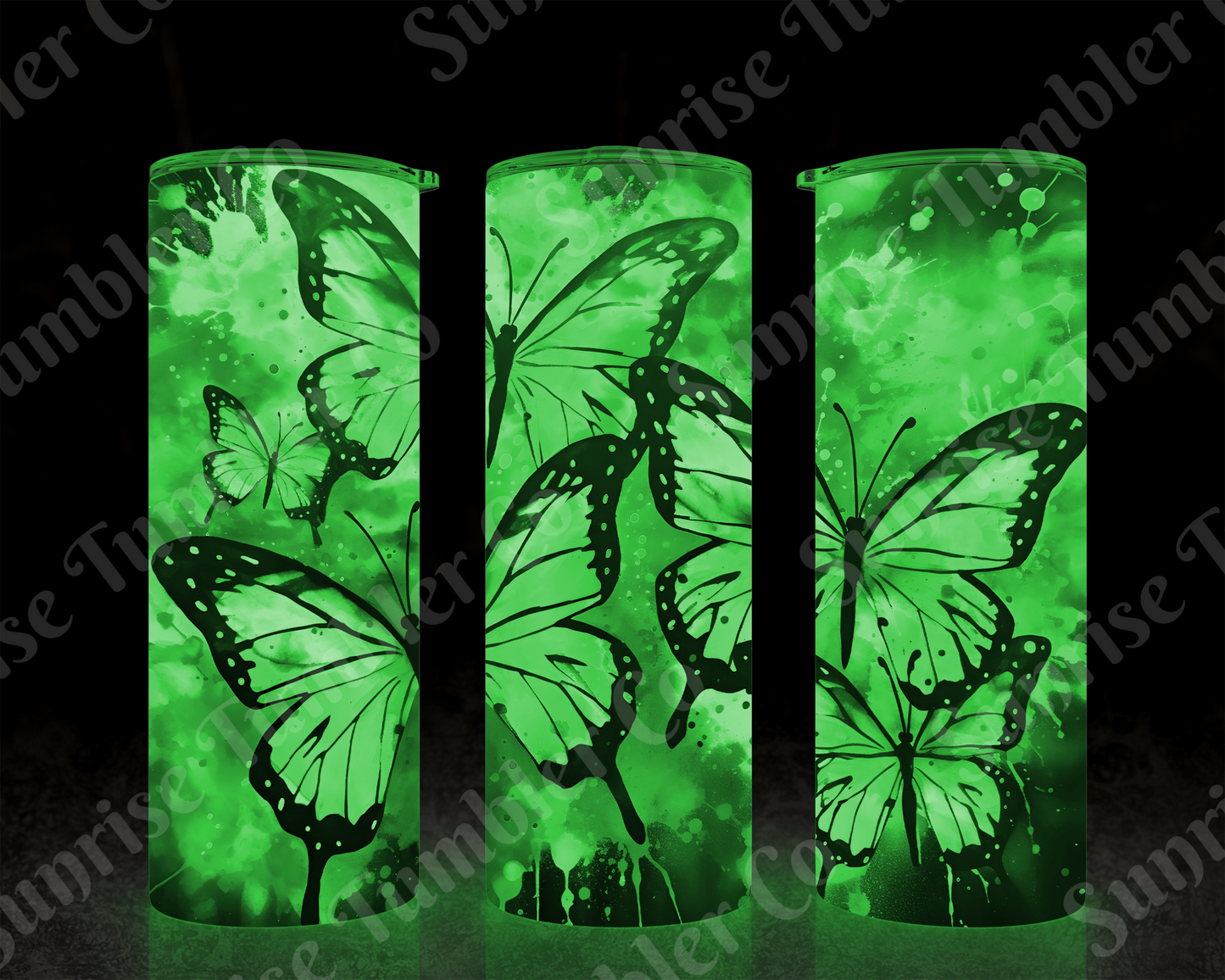 Butterflies Variety Part 2 - 20 oz and 30 oz Tumblers (Glow In The Dark Available)