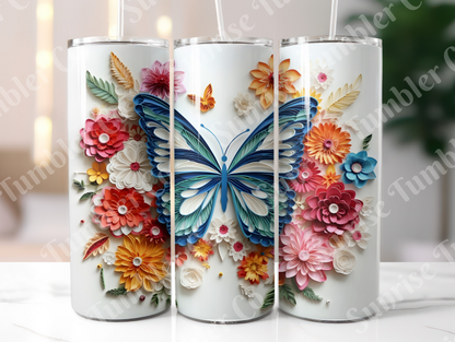 Butterflies Variety Part 1 - 20 oz and 30 oz Tumblers (Glow In The Dark Available)