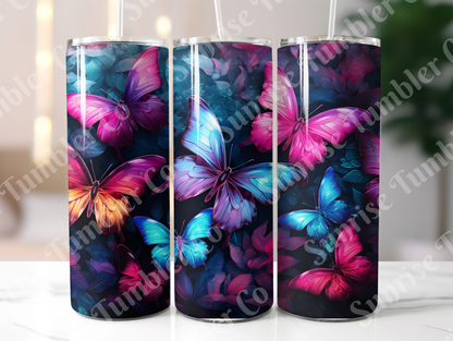 Butterflies Variety Part 2 - 20 oz and 30 oz Tumblers (Glow In The Dark Available)