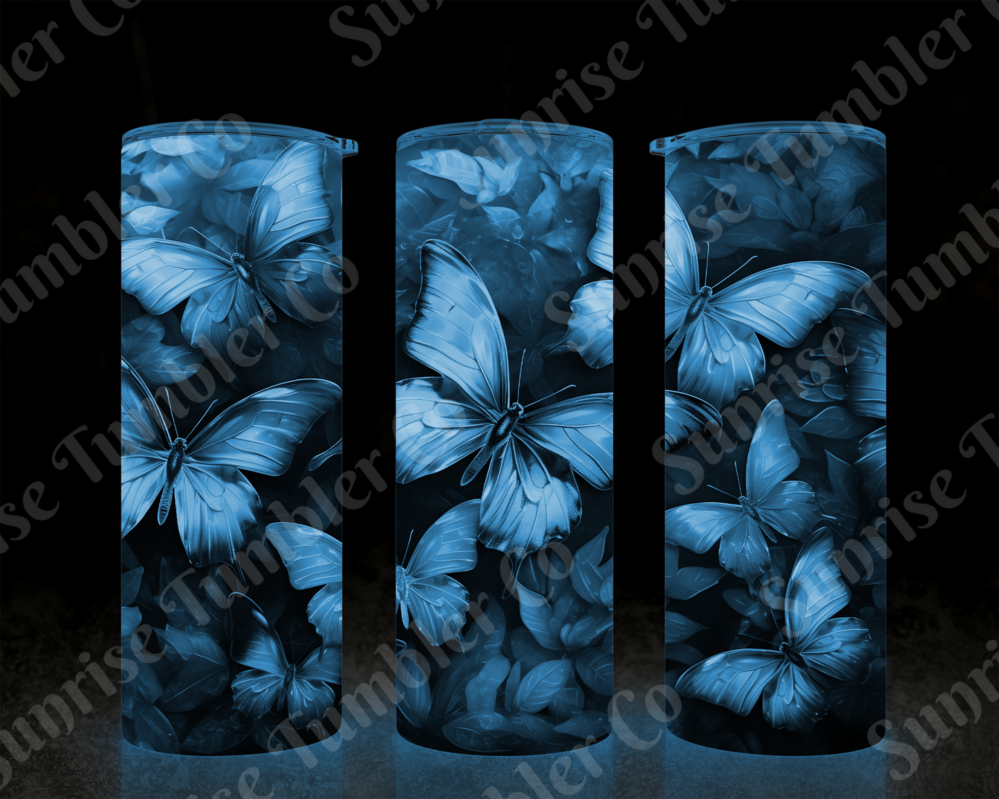 Butterflies Variety Part 2 - 20 oz and 30 oz Tumblers (Glow In The Dark Available)