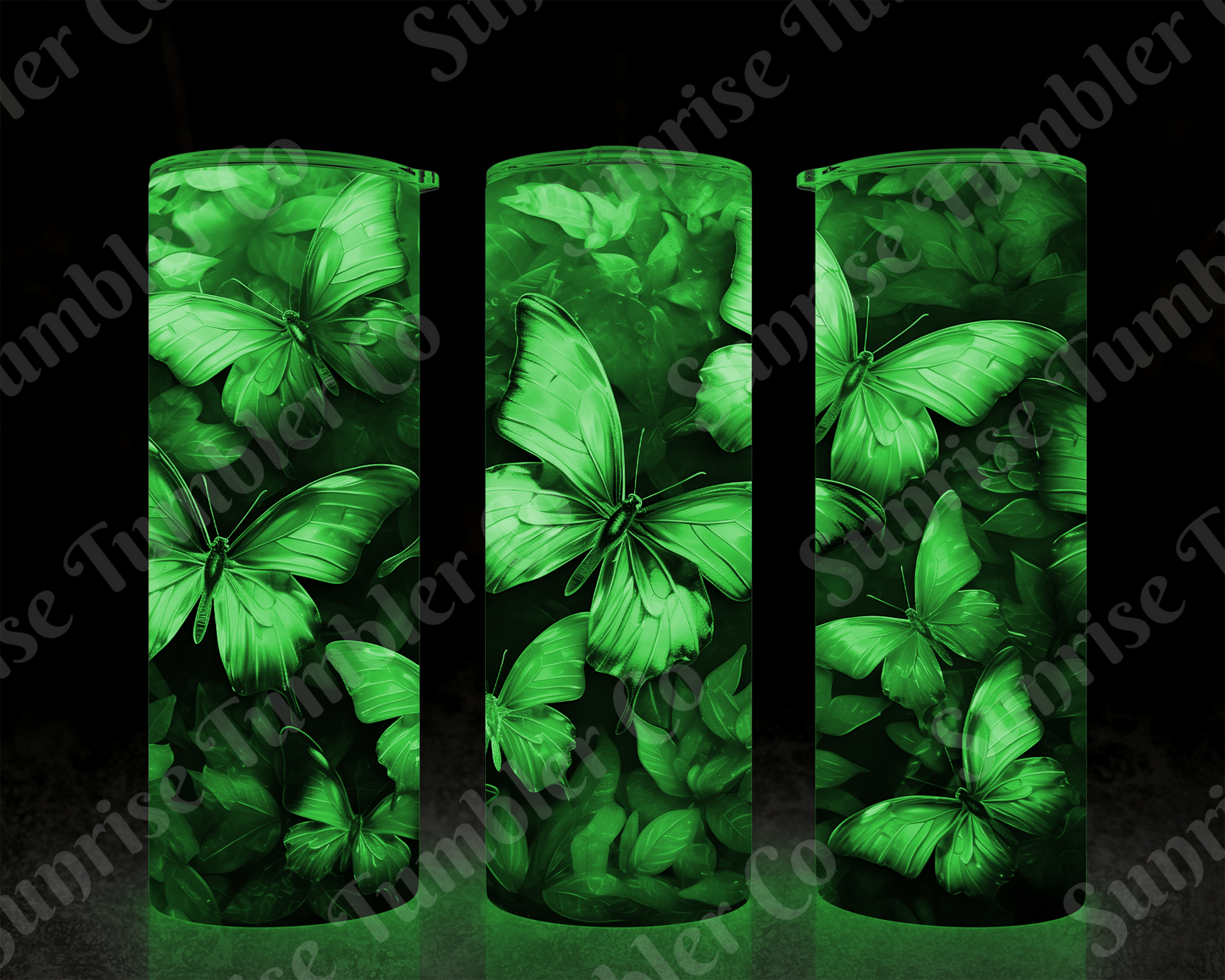 Butterflies Variety Part 2 - 20 oz and 30 oz Tumblers (Glow In The Dark Available)