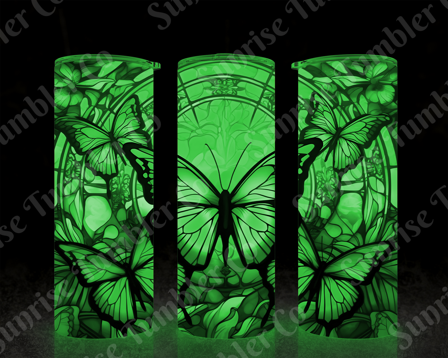 Butterflies Variety Part 2 - 20 oz and 30 oz Tumblers (Glow In The Dark Available)