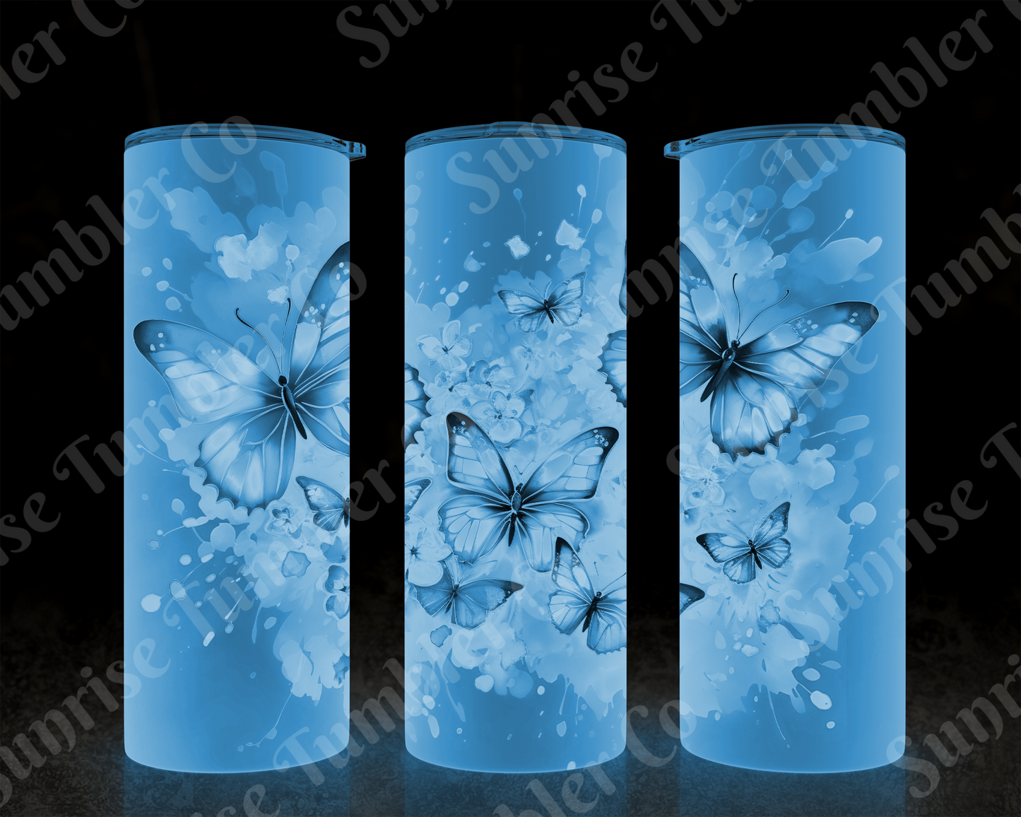 Butterflies Variety Part 2 - 20 oz and 30 oz Tumblers (Glow In The Dark Available)