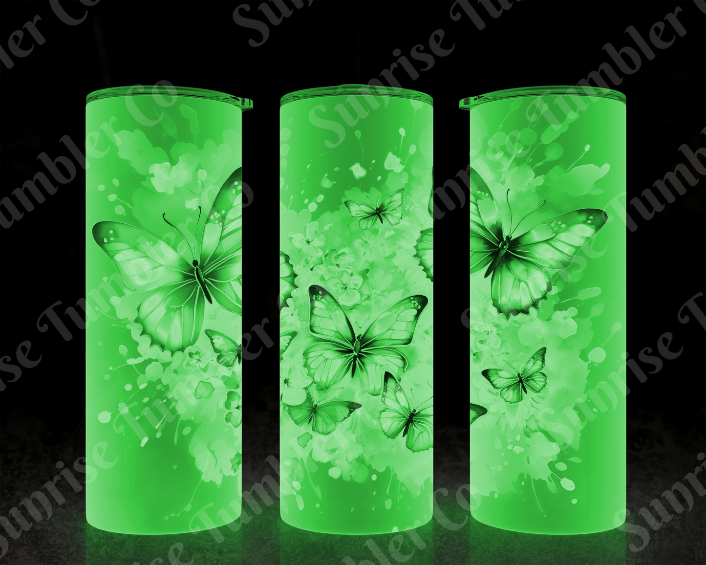 Butterflies Variety Part 2 - 20 oz and 30 oz Tumblers (Glow In The Dark Available)