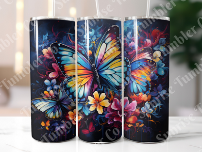 Butterflies Variety Part 2 - 20 oz and 30 oz Tumblers (Glow In The Dark Available)