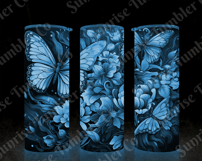 Butterflies Variety Part 2 - 20 oz and 30 oz Tumblers (Glow In The Dark Available)