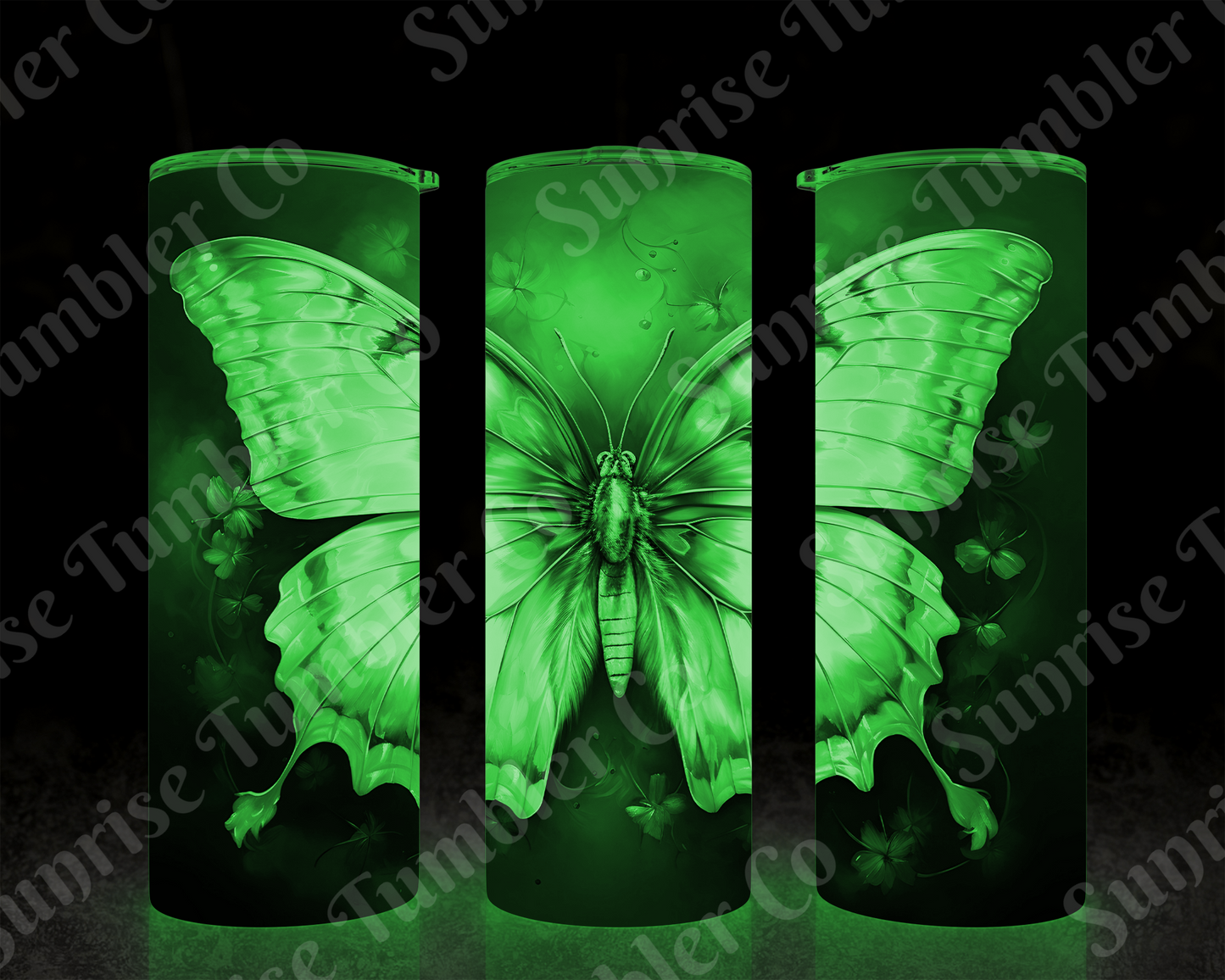 Butterflies Variety Part 2 - 20 oz and 30 oz Tumblers (Glow In The Dark Available)