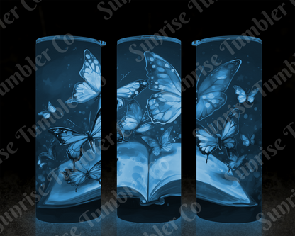 Butterflies Variety Part 3 - 20 oz and 30 oz Tumblers (Glow In The Dark Options Available)
