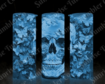 Skulls Variety Part 2 - 20 oz and 30 oz Tumbler (Glow In The Dark Option Available)