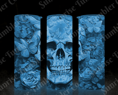 Skulls Variety Part 2 - 20 oz and 30 oz Tumbler (Glow In The Dark Option Available)