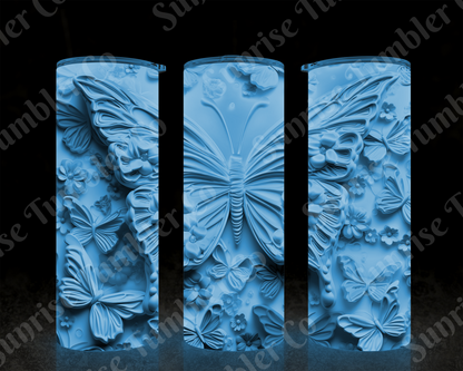 Butterflies Variety Part 3 - 20 oz and 30 oz Tumblers (Glow In The Dark Options Available)