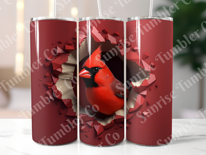 Cardinal Variety - 20oz and 30oz Tumblers (Glow In The Dark Green And Blue Available)