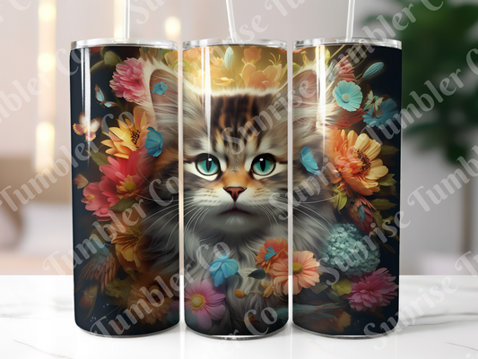 Cat Lovers Variety Part 1 - 20oz and 30oz Tumblers (Glow In The Dark Green And Blue Available)