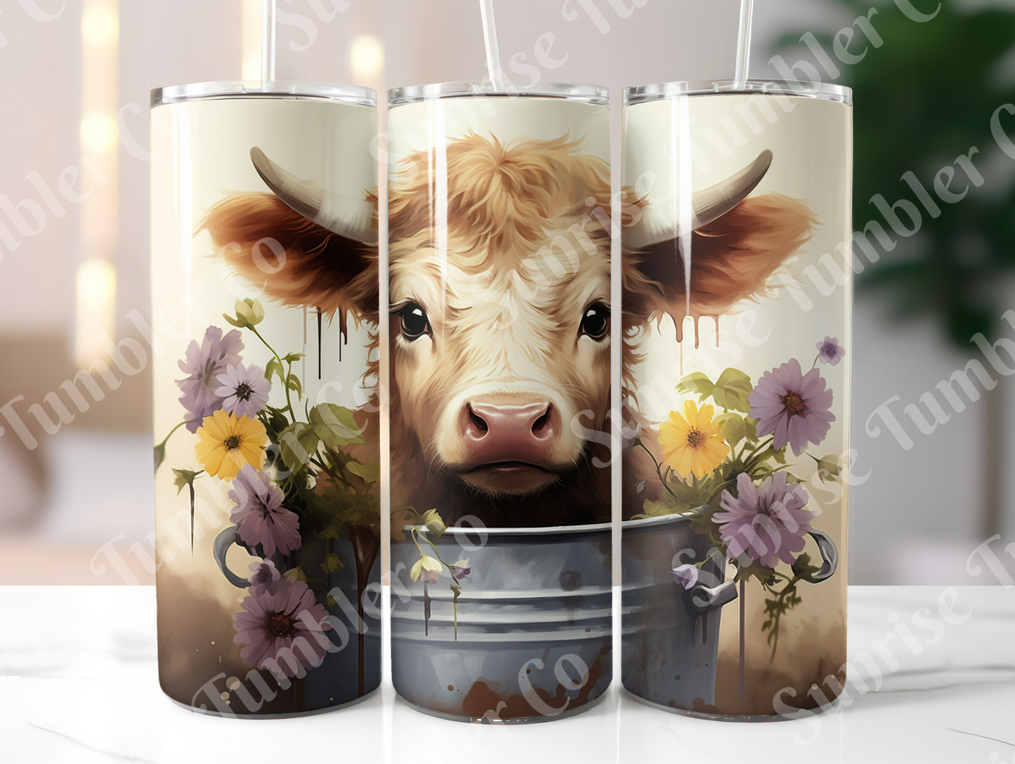 Cow Variety Part 6 - 20oz and 30oz Tumblers (Glow In The Dark Green And Blue Available)