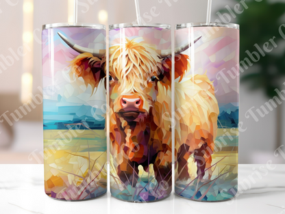Cow Variety Part 5 - 20oz and 30oz Tumblers (Glow In The Dark Green And Blue Available)