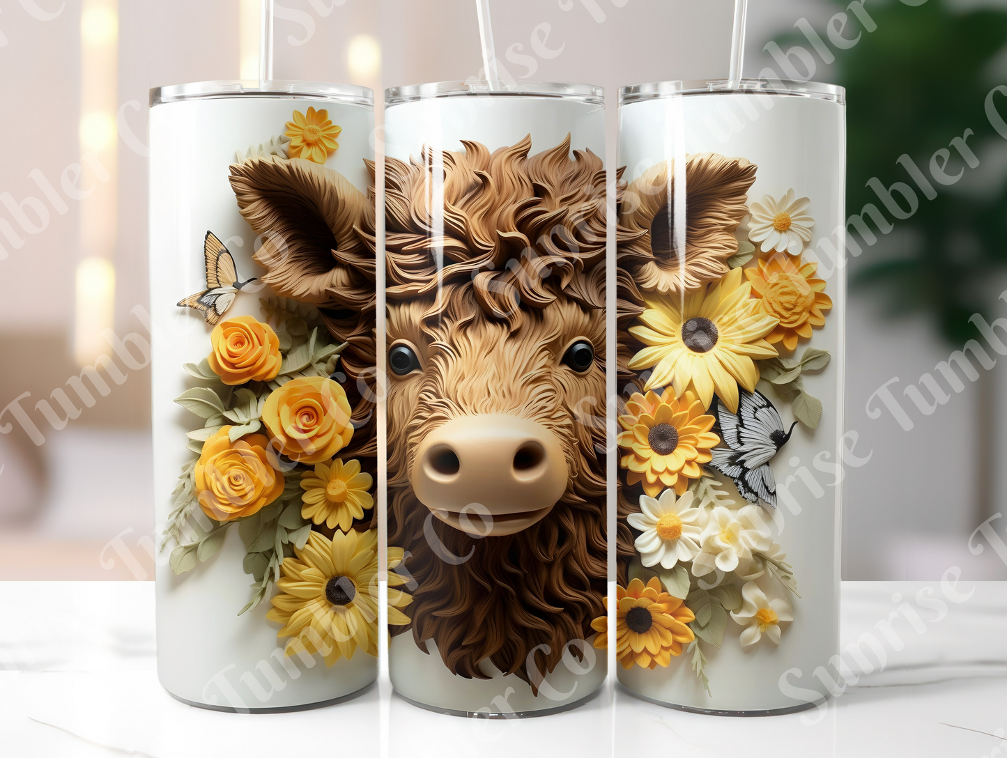 Cow Variety Part 5 - 20oz and 30oz Tumblers (Glow In The Dark Green And Blue Available)