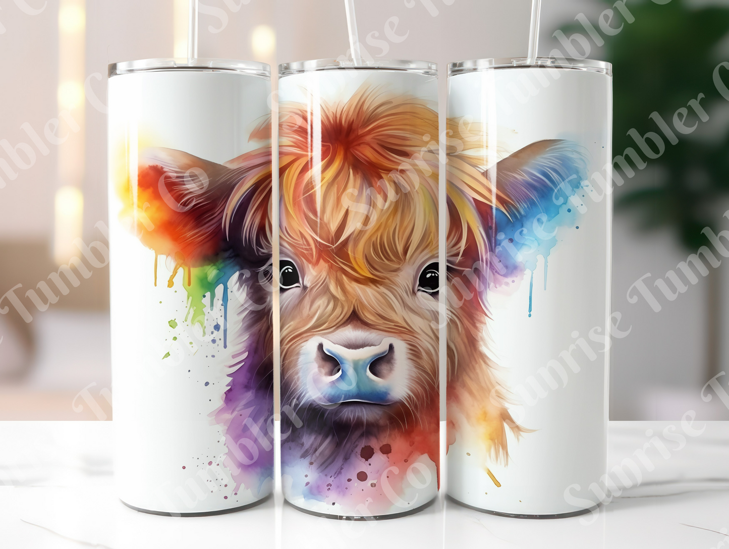 Cow Variety Part 5 - 20oz and 30oz Tumblers (Glow In The Dark Green And Blue Available)