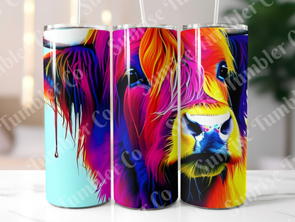 Cow Variety Part 4 - 20oz and 30oz Tumblers (Glow In The Dark Green And Blue Available)
