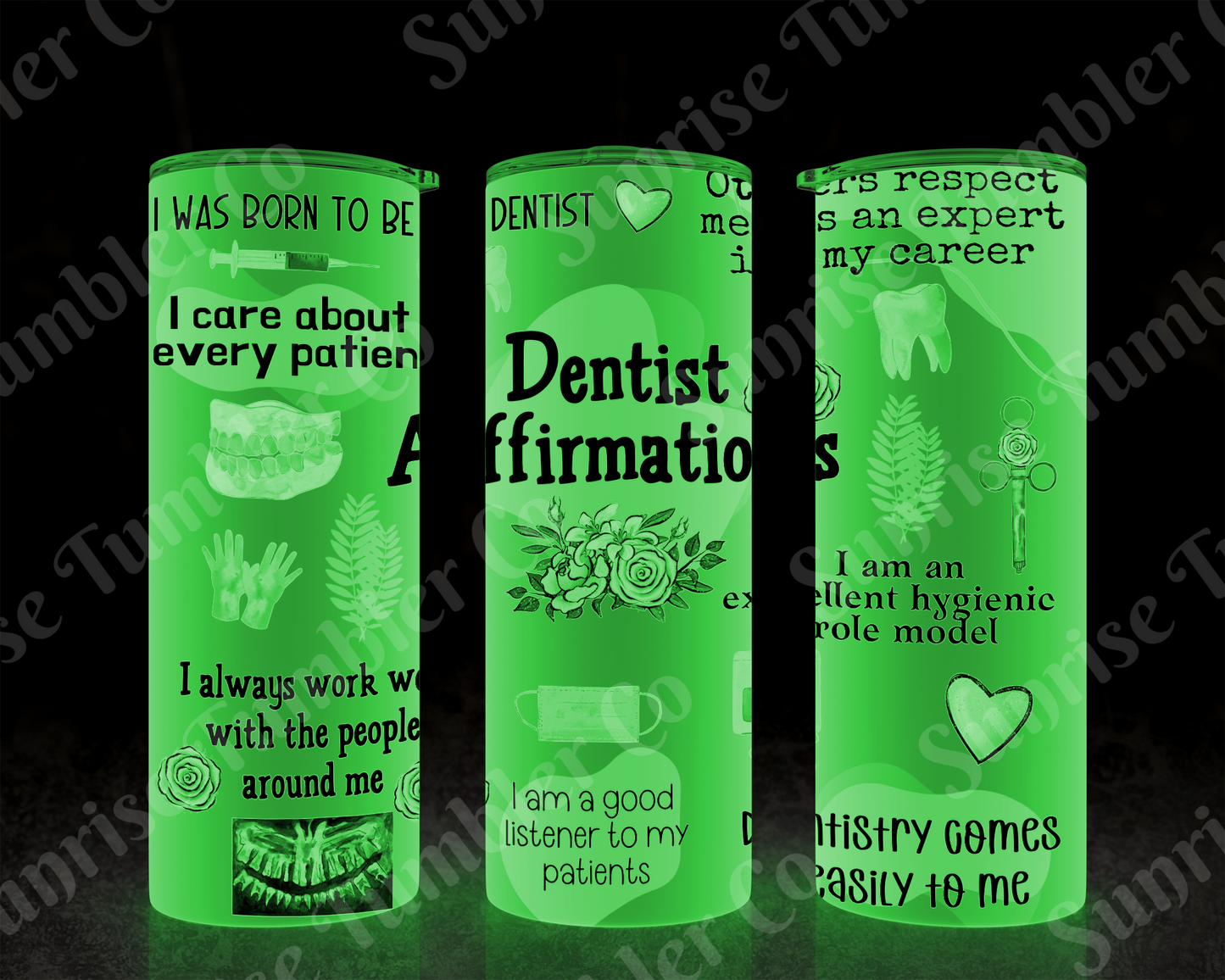 Positive and Inspirational Sayings Variety Part 3 - 20 oz and 30 oz Tumblers (Glow In The Dark Options Available)